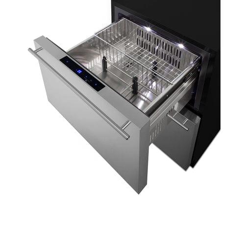 Summit Refrigerators Accucold 24" Wide 2-Drawer All-Freezer, ADA Compliant ADFD243