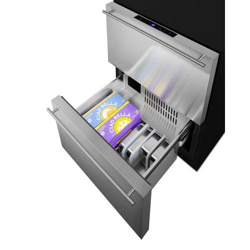 Summit Refrigerators Accucold 24" Wide 2-Drawer All-Freezer, ADA Compliant ADFD243