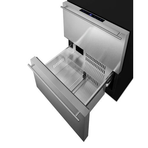 Summit Refrigerators Accucold 24" Wide 2-Drawer All-Freezer, ADA Compliant ADFD243