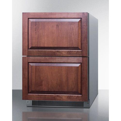 Summit Refrigerators Accucold 24&quot; Wide 2-Drawer All-Freezer, ADA Compliant ADFD2D24PNR