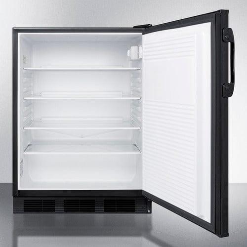 Summit Refrigerators Accucold 24&quot; Wide All-Refrigerator, ADA Compliant AL752BK