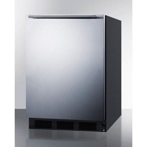 Summit Refrigerators Accucold 24&quot; Wide All-Refrigerator, ADA Compliant AL752BKSSHH