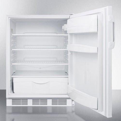 Summit Refrigerators Accucold 24&quot; Wide All-Refrigerator, ADA Compliant FF6LW7ADA