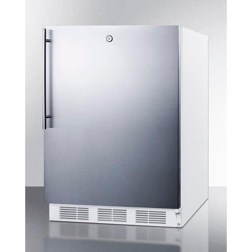 Summit Refrigerators Accucold 24" Wide All-Refrigerator, ADA Compliant FF6LW7SSHVADA