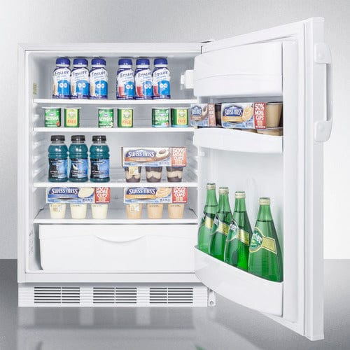 Summit Refrigerators Accucold 24&quot; Wide All-Refrigerator, ADA Compliant FF6WADA