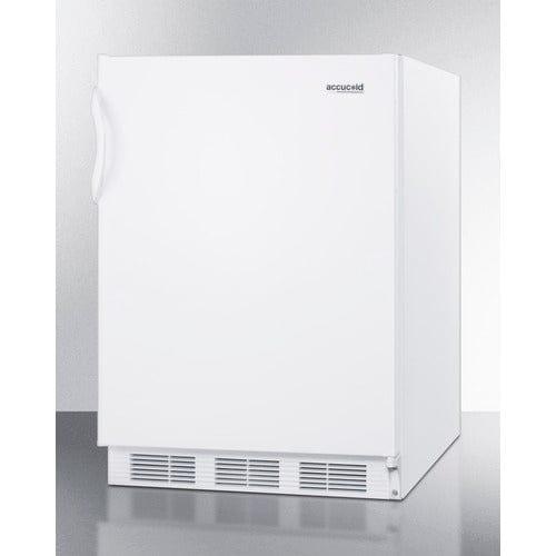 Summit Refrigerators Accucold 24&quot; Wide All-Refrigerator, ADA Compliant FF6WADA