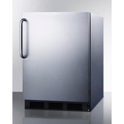 Summit Refrigerators Accucold 24&quot; Wide All-Refrigerator, ADA Compliant FF7BKCSSADA