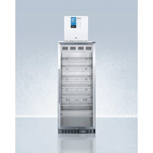 Summit Refrigerators Accucold 24" Wide All-Refrigerator/All-Freezer Combination ACR1151-FS24LSTACKPRO