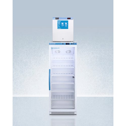 Summit Refrigerators Accucold 24" Wide All-Refrigerator/All-Freezer Combination ARG12PV-FS24LSTACKMED2