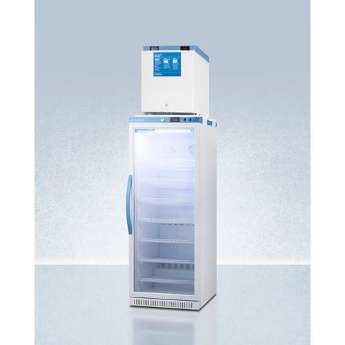 Summit Refrigerators Accucold 24" Wide All-Refrigerator/All-Freezer Combination ARG12PV-FS24LSTACKMED2