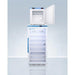 Summit Refrigerators Accucold 24" Wide All-Refrigerator/All-Freezer Combination ARG8PV-FS24LSTACKMED2