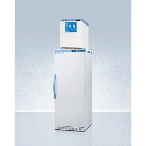 Summit Refrigerators Accucold 24" Wide All-Refrigerator/All-Freezer Combination ARS12PV-FS24LSTACKMED2