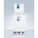 Summit Refrigerators Accucold 24" Wide All-Refrigerator/All-Freezer Combination FF7LW-FS24LSTACKPRO