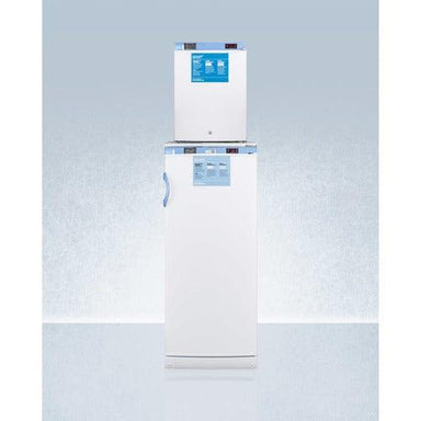 Summit Refrigerators Accucold 24" Wide All-Refrigerator/All-Freezer Combination FFAR10-FS30LSTACKMED2