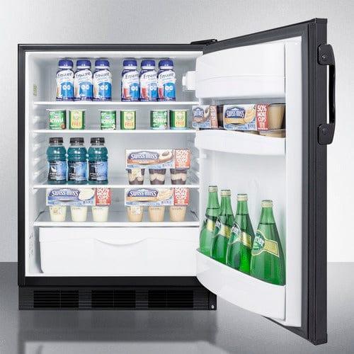 Summit Refrigerators Accucold 24" Wide All-Refrigerator FF6BK