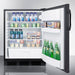 Summit Refrigerators Accucold 24" Wide All-Refrigerator FF6BK