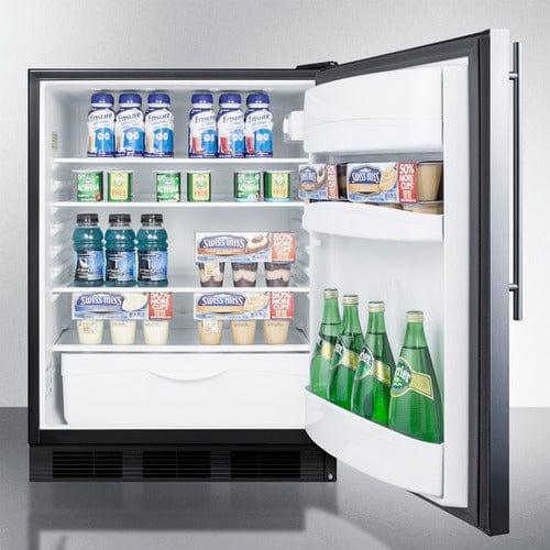 Summit Refrigerators Accucold 24&quot; Wide All-Refrigerator FF6BKSSHV