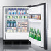 Summit Refrigerators Accucold 24" Wide All-Refrigerator FF6BKSSHV