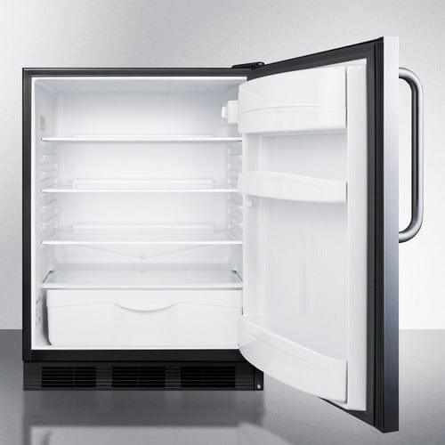 Summit Refrigerators Accucold 24" Wide All-Refrigerator FF6BKSSTB