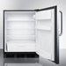 Summit Refrigerators Accucold 24" Wide All-Refrigerator FF6BKSSTB