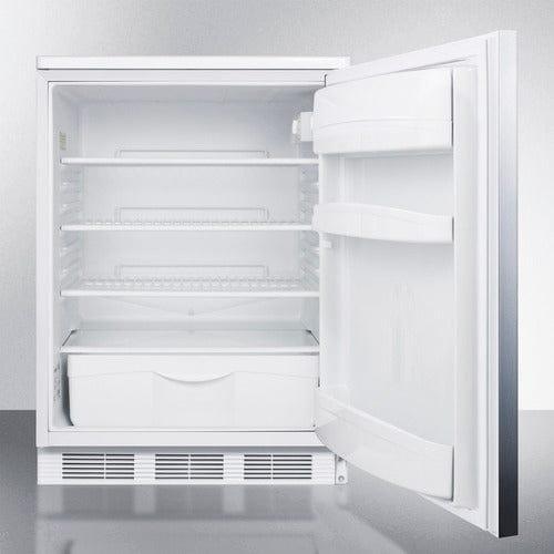 Summit Refrigerators Accucold 24" Wide All-Refrigerator FF6LW7SSHH