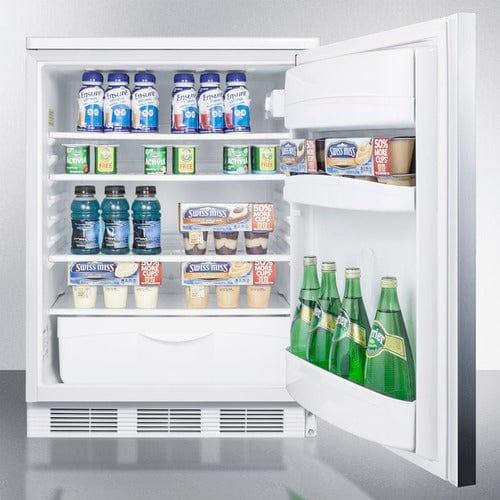 Summit Refrigerators Accucold 24" Wide All-Refrigerator FF6LW7SSHH