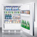 Summit Refrigerators Accucold 24" Wide All-Refrigerator FF6WSSHV