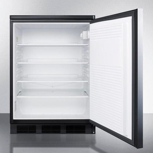 Summit Refrigerators Accucold 24&quot; Wide All-Refrigerator FF7LBLKSSHH