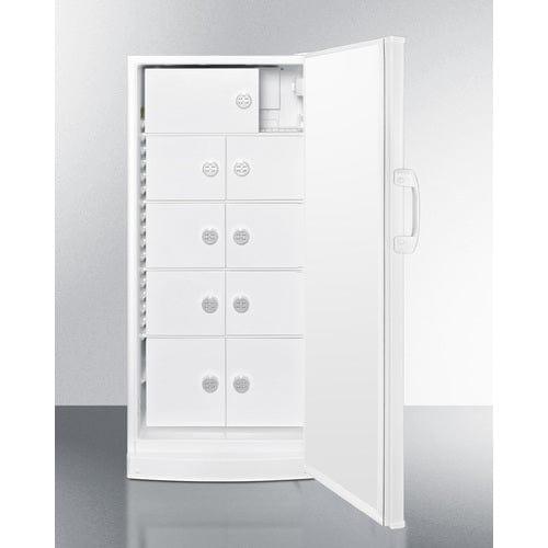 Summit Refrigerators Accucold 24" Wide All-Refrigerator FFAR10LOCKER