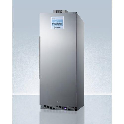 Summit Refrigerators Accucold 24" Wide All-Refrigerator FFAR121SSNZ