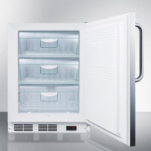 Summit Freezers Accucold 24" Wide Built-In All-Freezer, ADA Compliant VT65MLCSSADA