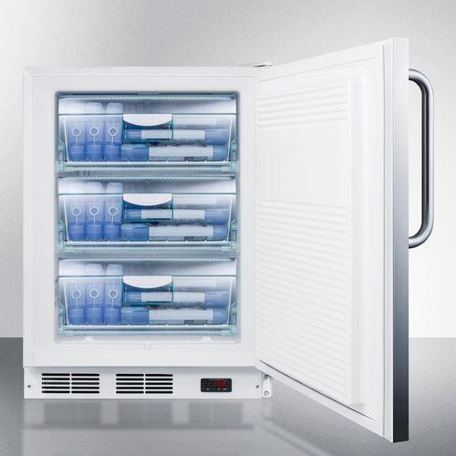 Summit Freezers Accucold 24&quot; Wide Built-In All-Freezer, ADA Compliant VT65MLCSSADA