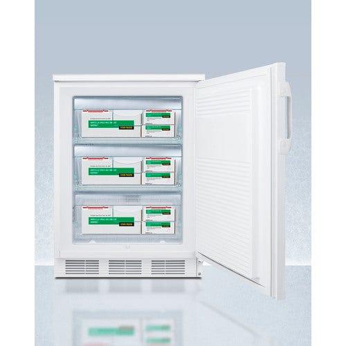 Summit Pharmacy Freezer Accucold 24&quot; Wide Built-In All-Freezer, Certified to NSF/ANSI 456 Standard for Vaccine Storage VT65MLVAC456