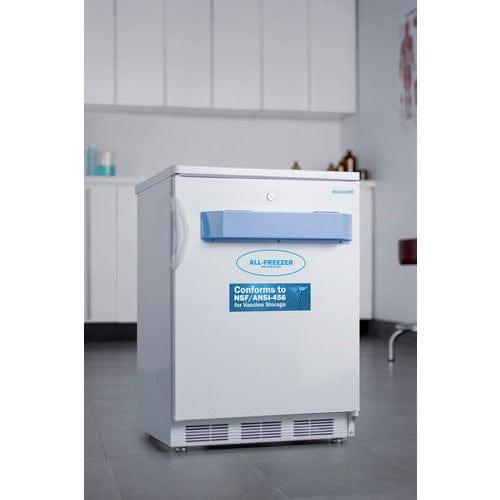 Summit Pharmacy Freezer Accucold 24&quot; Wide Built-In All-Freezer, Certified to NSF/ANSI 456 Standard for Vaccine Storage VT65MLVAC456