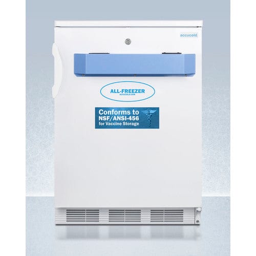 Summit Pharmacy Freezer Accucold 24" Wide Built-In All-Freezer, Certified to NSF/ANSI 456 Standard for Vaccine Storage VT65MLVAC456