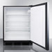 Summit Refrigerators Accucold 24" Wide Built-In All-Refrigerator, ADA Compliant FF7LBLKBISSHHADA
