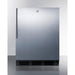 Summit Refrigerators Accucold 24" Wide Built-In All-Refrigerator, ADA Compliant FF7LBLKBISSHVADA