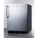 Summit Refrigerators Accucold 24" Wide Built-In All-Refrigerator, ADA Compliant FF7LBLKBISSTBADA