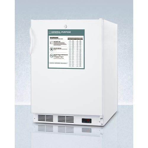 Summit Refrigerators Accucold 24&quot; Wide Built-In All-Refrigerator, ADA Compliant FF7LWBIADAGP