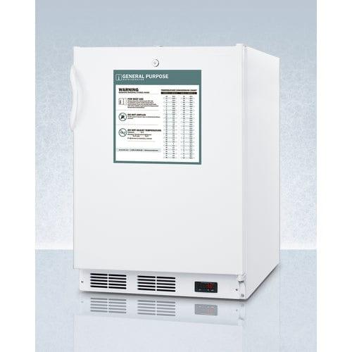 Summit Refrigerators Accucold 24" Wide Built-In All-Refrigerator, ADA Compliant FF7LWBIADAGP