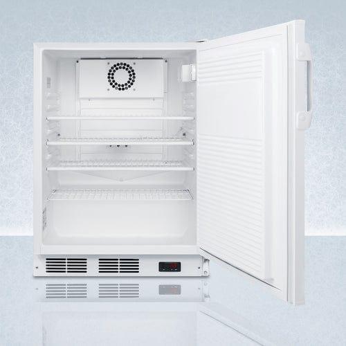 Summit Refrigerators Accucold 24" Wide Built-In All-Refrigerator, ADA Compliant FF7LWBIADAGP