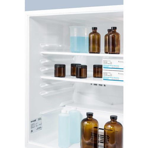 Summit Refrigerators Accucold 24&quot; Wide Built-In All-Refrigerator, ADA Compliant FF7LWBIMED2ADA