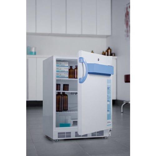 Summit Refrigerators Accucold 24&quot; Wide Built-In All-Refrigerator, ADA Compliant FF7LWBIMED2ADA