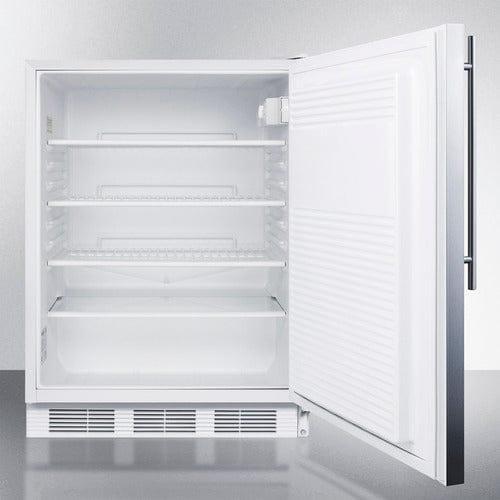 Summit Refrigerators Accucold 24&quot; Wide Built-In All-Refrigerator, ADA Compliant FF7LWBISSHVADA