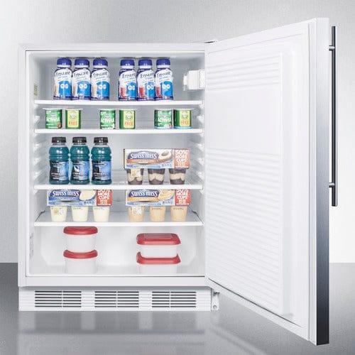 Summit Refrigerators Accucold 24&quot; Wide Built-In All-Refrigerator, ADA Compliant FF7LWBISSHVADA