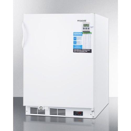 Summit Refrigerators Accucold 24&quot; Wide Built-In All-Refrigerator, ADA Compliant FF7LWBIVACADA