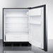 Summit Refrigerators Accucold 24" Wide Built-In All-Refrigerator FF6BK7SSHH