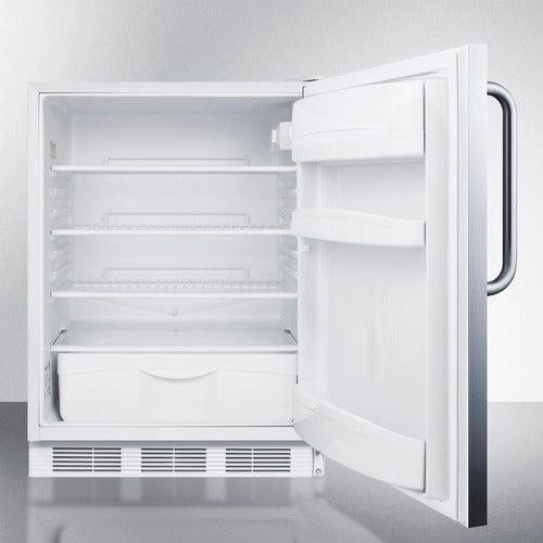 Summit Refrigerators Accucold 24" Wide Built-In All-Refrigerator FF6LW7CSS