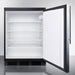 Summit Refrigerators Accucold 24" Wide Built-In All-Refrigerator FF7LBLKBISSHV