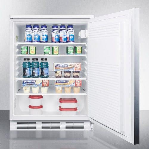 Summit Refrigerators Accucold 24&quot; Wide Built-In All-Refrigerator FF7LWBISSHH